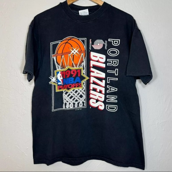 PORTLAND TRAIL BLAZERS VINTAGE TEE SHIRT - Picture 3 of 4